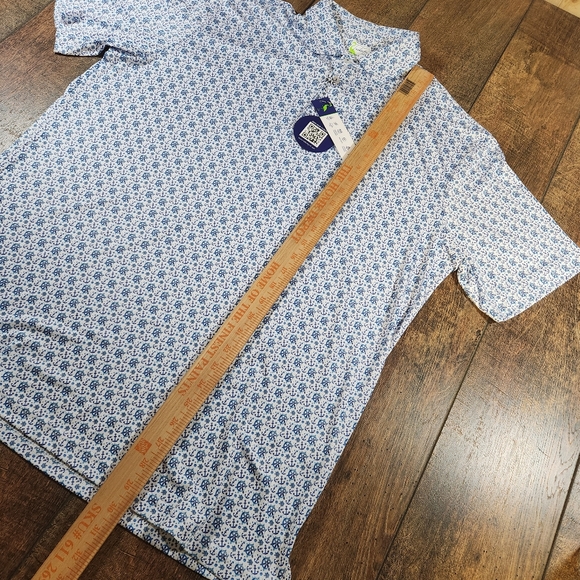 Tailorbyrd Performance Golf Polo Shirt Nautical Colorful Men's XL Wicking SPF 30 - Picture 9 of 10